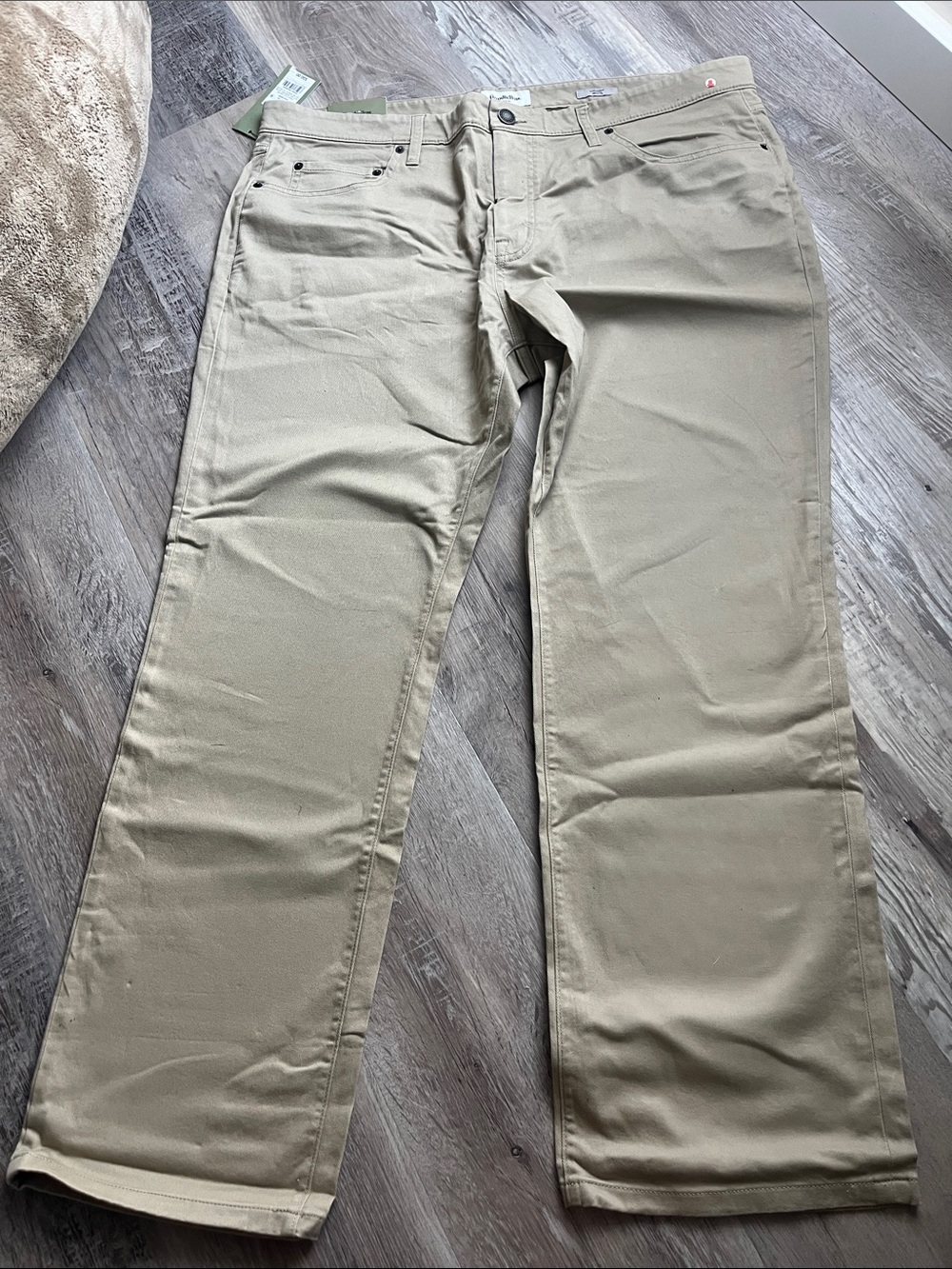 Goodfellow & Co Men's Relaxed Fit Tan Straight Jeans 40/30